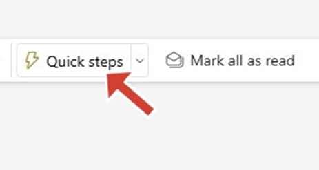 Outlook Quick Steps