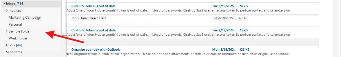back up outlook emails