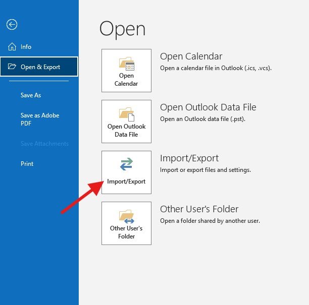 how to restore outlook emails from backuo