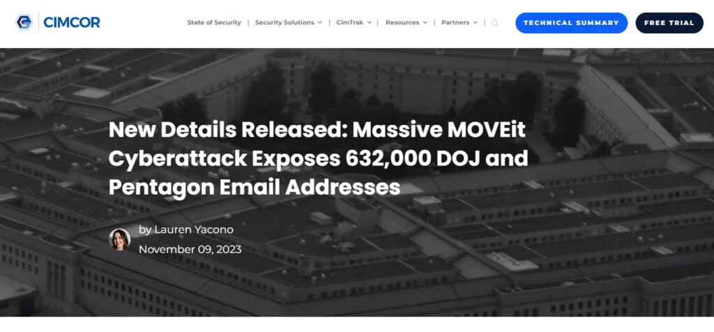 Data breaches in the US Justice and Defense departments