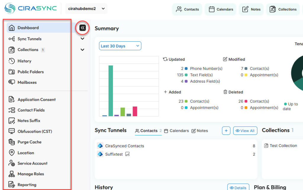 cirasync update september 2025 - expand panel
