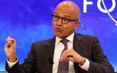 Microsoft CEO Satya Nadella spoke to a crowd on Monday about the future of Microsoft