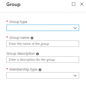Azure Directory Premium Neue Verteilergruppen erstellen