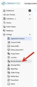 Click Service Account