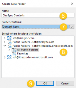 cant find public folders in outlook