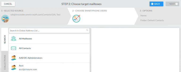 How To Sync The Global Address List Between Two Tenants