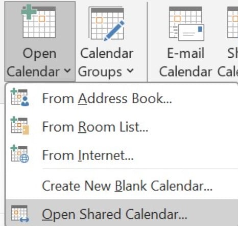 add and use the shared mailbox in outlook