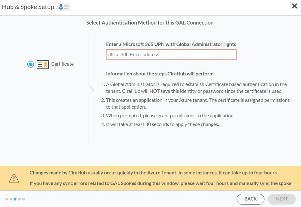 Enter Microsoft 365 Email