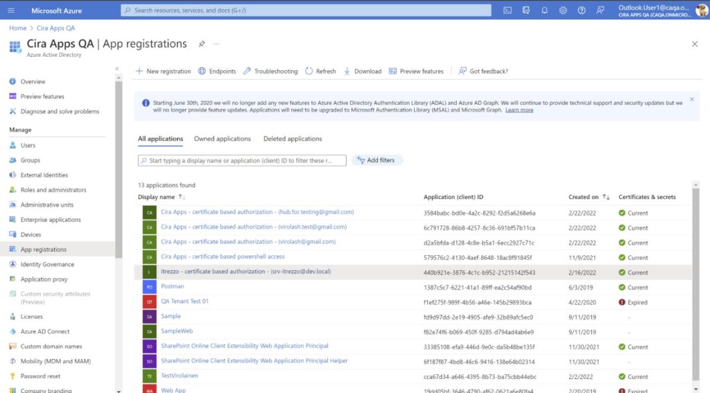 Configuring CiraSync On-Prem certificate-based authorization