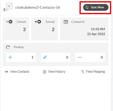 Active Campaign Click Sync Now