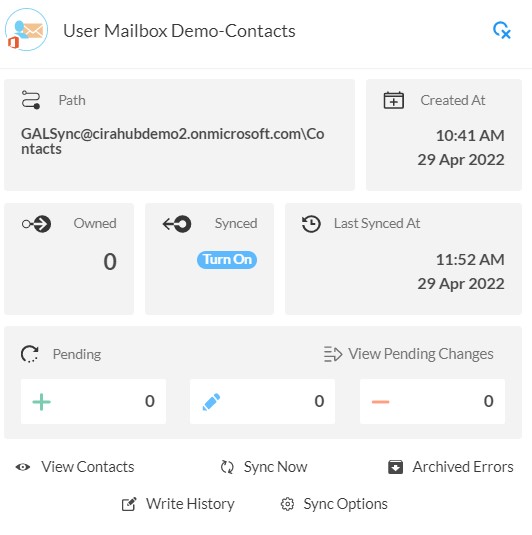 Exchange Server Sync Now