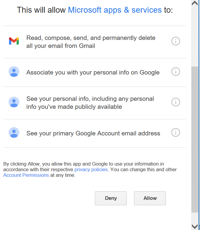 Add Gmail to Outlook