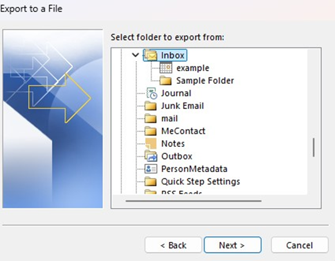 Export Contacts from Outlook Classic