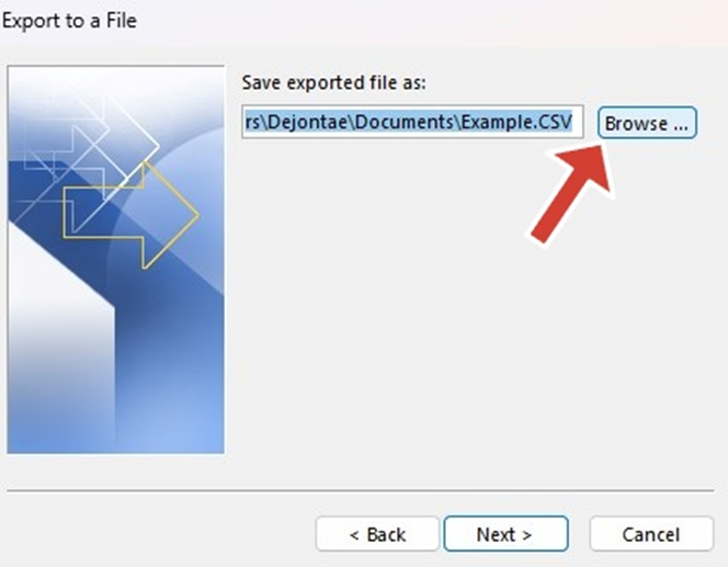 Export Outlook Contacts from Outlook Classic