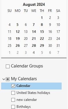 manage calendars