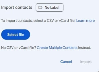 Export Contacts from Outlook to Google Contacts on Android