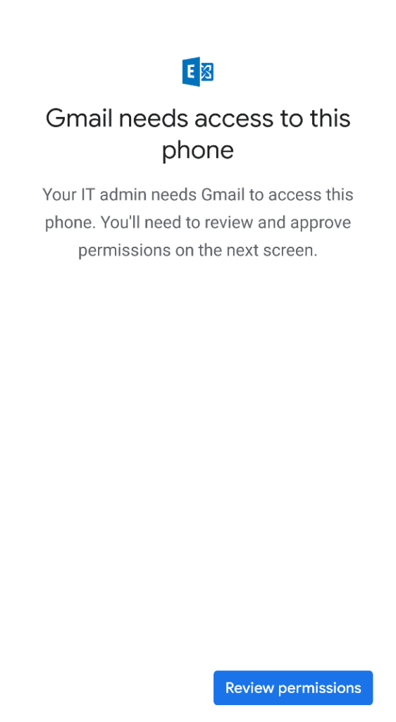 Grant Gmail Permission