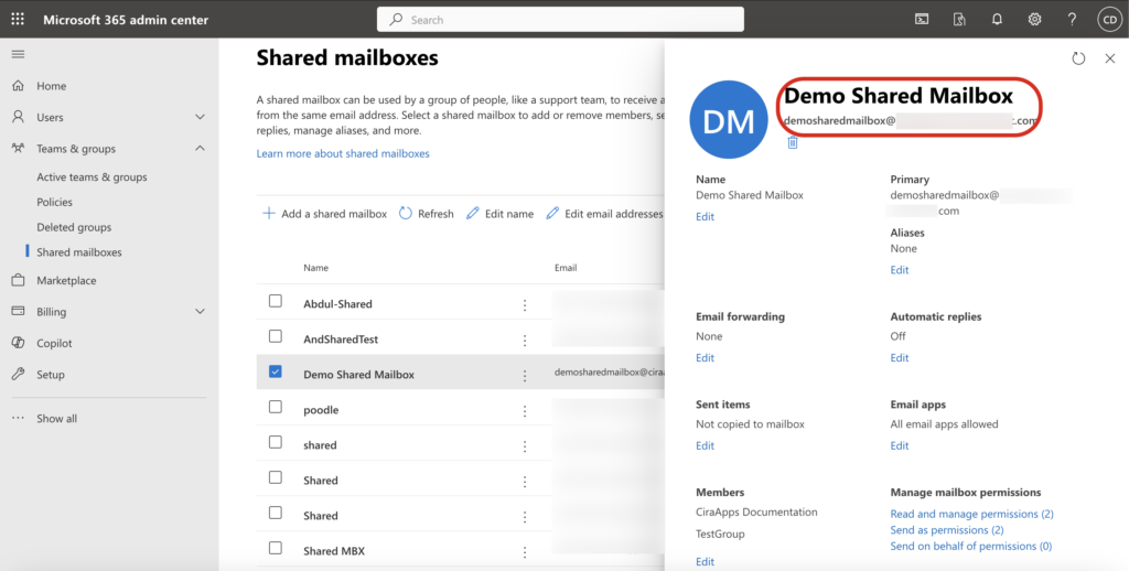 Difference between a Distribution List and a Shared Mailbox