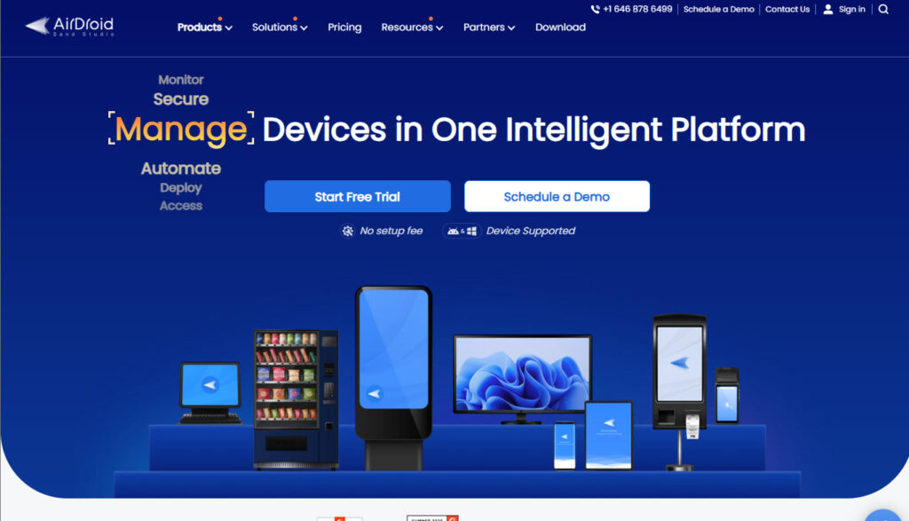 airdoid business - best mobile device management software