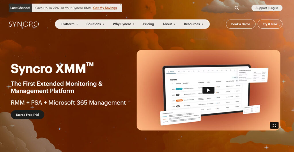Syncro XMM - top msp tools