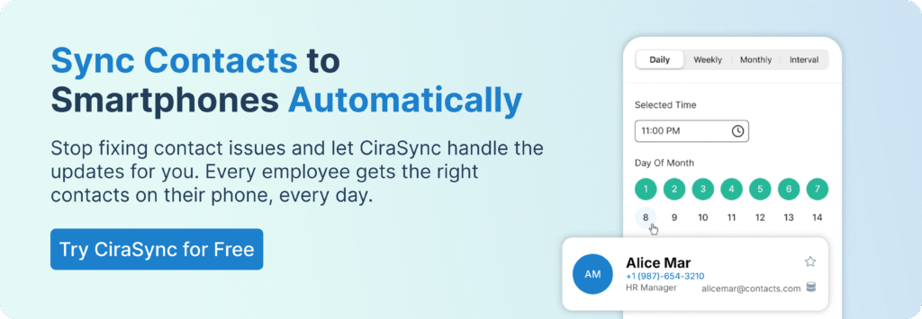 cirasync call to action