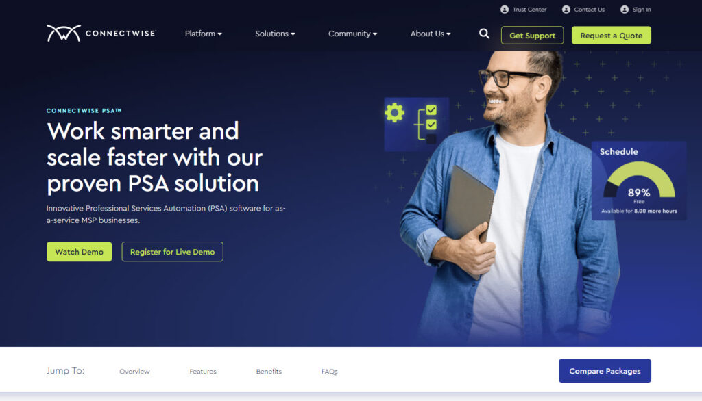 connectwise psa - best msp software