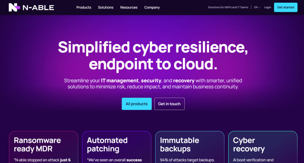 n-able - best it operations software