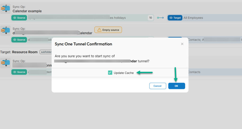 see how to sync microsoft 365 shared calendars with cirasync