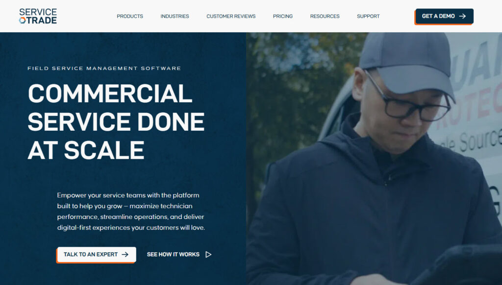 servicetrade - top FSM software