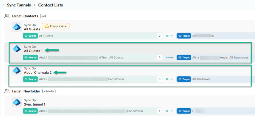 best practices for construction contact sync
