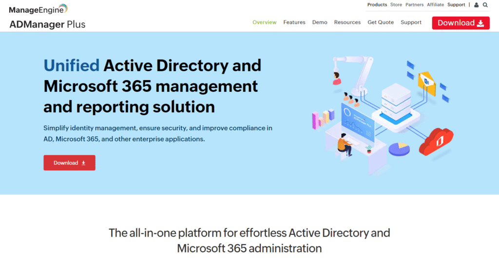 ManageEngine ADManager Plus - AD tools