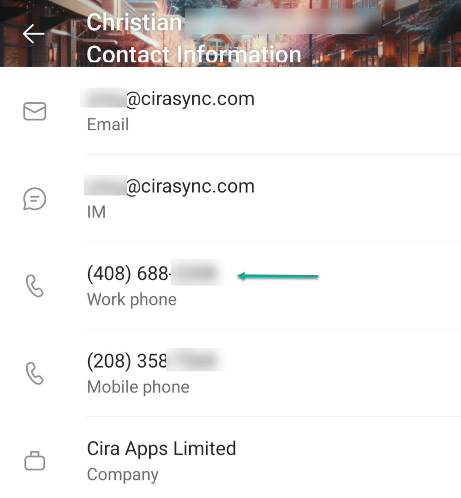 manual outlook lookup for AD data