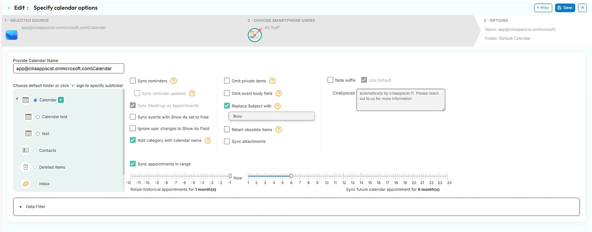 An image showing CiraSyncs product update